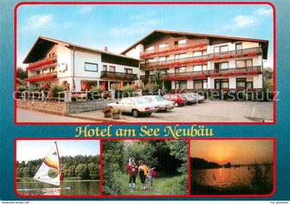 Neubaeu Roding Hotel am See Aussenansicht See-Ansicht