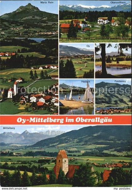 Oy-Mittelberg Maria Rain Oberzollhaus Faistenoy Haslach Mittelberg