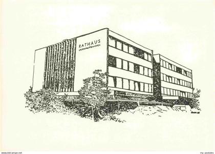 Unterpfaffenhofen Germering Bayern Ehemaliges Rathaus Zeichnung R. Baier Kuenstl