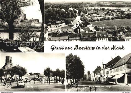 Beeskow Ernst Thaelmann Strasse Marktplatz