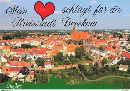 Beeskow Panorama Kreisstadt
