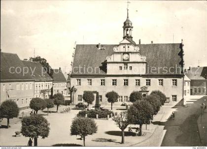 Belgern Elbe Marktplatz Rathaus