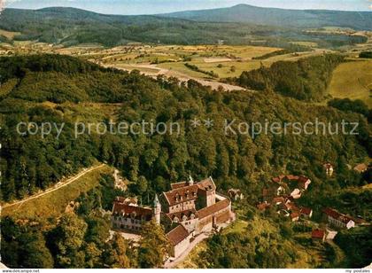 Schoenberg Bensheim Knappschaftsvorsorgeheim Schloss Schoenberg Fliegeraufnahme