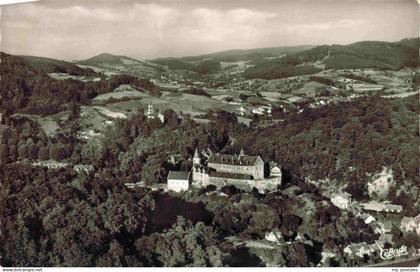 Schoenberg (Schloss) Bensheim Odenwald Hessen Fliegeraufnahme Schloss-Schoenberg