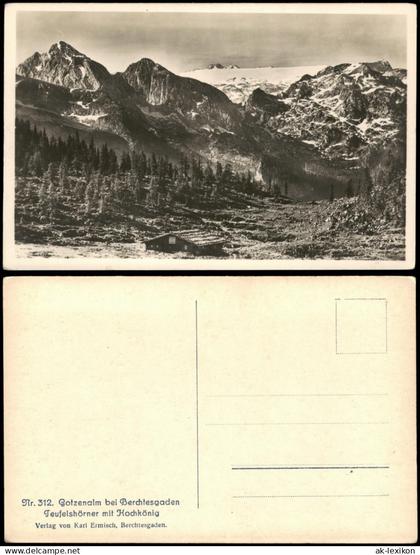 Ansichtskarte Berchtesgaden Gotzenalm bei Berchtesgaden 1930