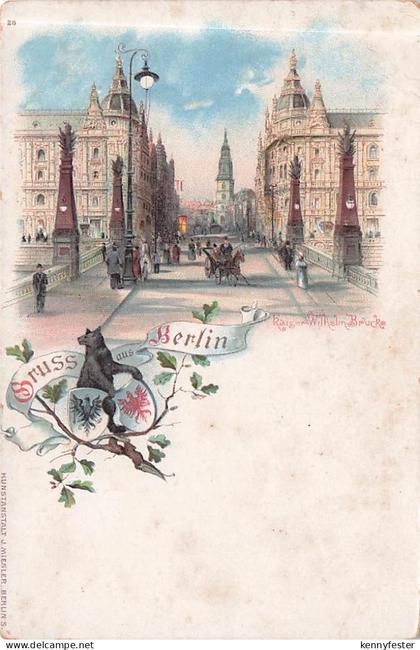 Berlin Berlin Kaiser Wilhelm Bruecke x / Berlin /Berlin Stadtkreis