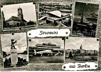 BERLIN  CITY Rathaus Schoeneberg Funkturm Kongresshalle Autobahn Einfahrt Berlin