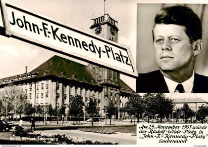BERLIN  CITY Rathaus Schoeneberg John F Kennedy Platz