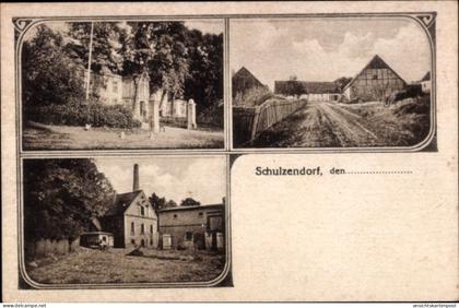 CPA Berlin Reinickendorf Heiligensee Schulzendorf, Ortsansichten, Fachwerkhaus