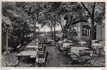 Gruss aus dem Schweizer Häuschen Plötzensee Postkarte AK