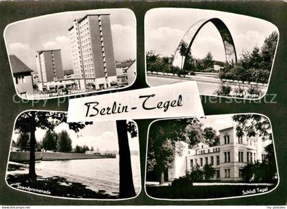 Tegel Hochhaeuser Ziekowstr Borsig Bogen Strandpromenade Schloss Tegel
