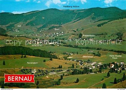 Bernau Schwarzwald Fliegeraufnahme