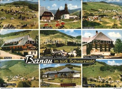 Bernau Schwarzwald Oberlehen Innerlehen Hofeck Hans-Thoma-Haus Kurhaus Bernau-Ho