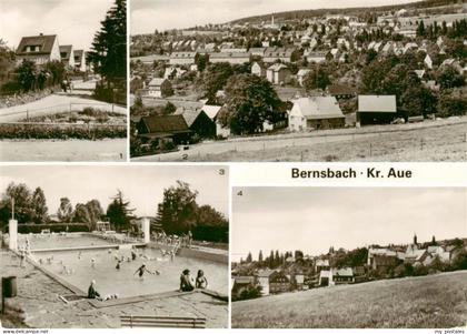Bernsbach Siedlerstrasse uebersicht Freibad Teilansicht