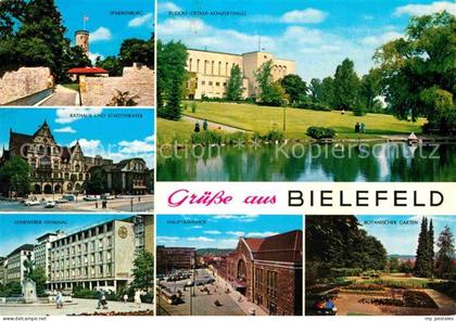Bielefeld Sparrenburg Rathaus Stadttheater Leineweber Denkmal Rudolf Oetker Konz