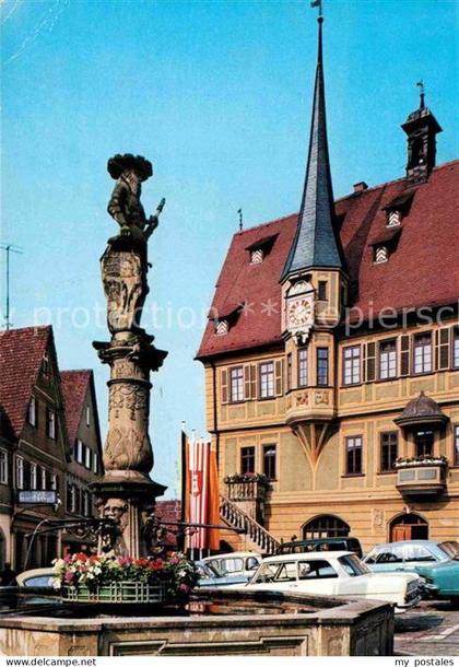 Bietigheim-Bissingen Marktbrunnen Rathaus