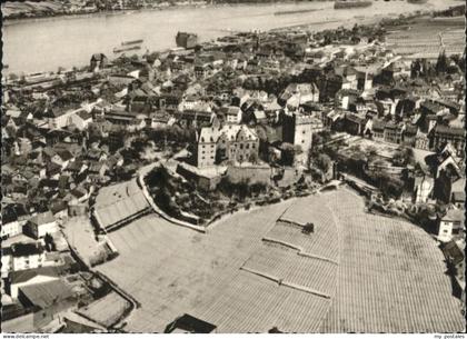 Bingen Rhein Bingen Fliegeraufnahme Burg Klopp