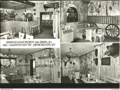 Birkenwerder bei Berlin Gaststaette x 1979