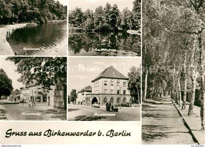 Birkenwerder Boddensee Moenchsee Birkenallee Postamt Hauptstrasse