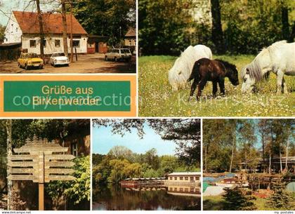 Birkenwerder Gaststaette Briesekrug Ponyzucht Bootshafen