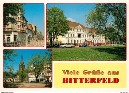 Bitterfeld Markt Kirche Lutherhaus