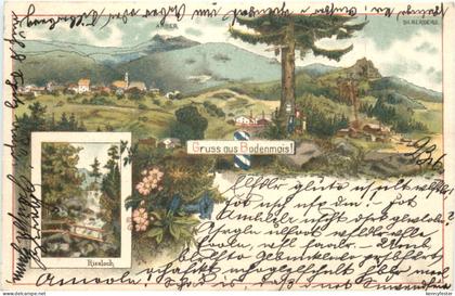 Gruss aus Bodenmais - Litho