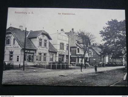 Boizenburg a.E. , 1912 , Am Bahnhof , Mecklenburg , Ansichtskarte , AK , CPA !!