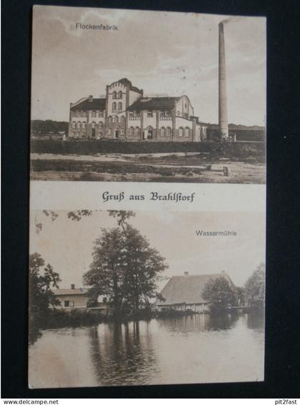 Brahlstorf b. Boizenburg , 1912 , Fabrik , Mühle , Mecklenburg , Ansichtskarte , AK , CPA