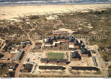Borkum Fliegeraufnahme Hindenburgstrasse Nordduenen Jugendbad Borkum Riff