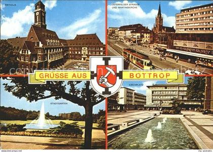 Bottrop Stadtgarten Rathaus Martinskirche