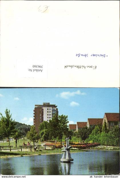 396360,Eisenhüttenstadt Diehloer Straße Wasserbecken Hochhaus