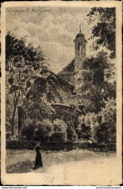 Artiste CPA Kleinmachnow in Brandenburg, Kirche