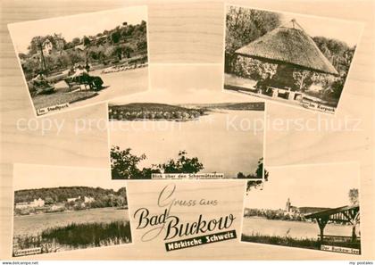 Bad Buckow Maerkische Schweiz Stadtpark Kurpark Griepensee Buckow See Schermuetz