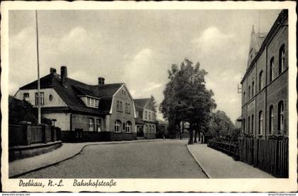 CPA Drebkau in der Niederlausitz, Bahnhofstraße