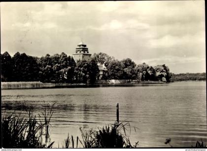 CPA Groß Leuthen Märkische Heide, See