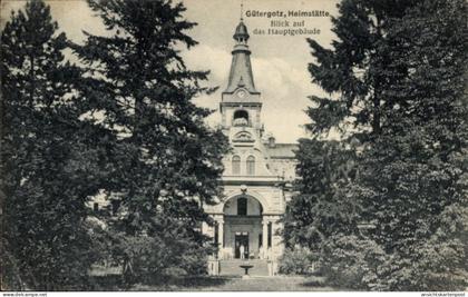 CPA Gütergotz Stahnsdorf Brandenburg, Heimstätte, Hauptgebäude