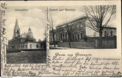 CPA Gütergotz Stahnsdorf Brandenburg, Heimstätten, Gasthof