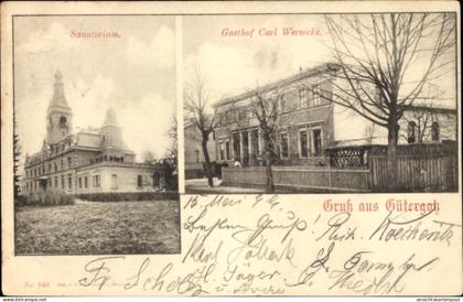 CPA Gütergotz Stahnsdorf Brandenburg, Sanatorium, Gasthof Carl Wernicke