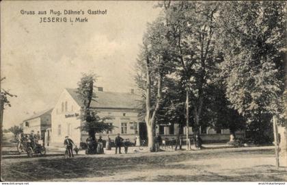 CPA Jeserig Groß Kreutz an der Havel, Gasthof Aug. Dähne