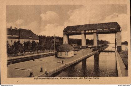 CPA Kleinmachnow in Brandenburg, Schleusen Wirtshaus am Teltow Kanal