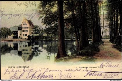 CPA Kleinmachnow in Brandenburg, Wasserpartie, Restaurant