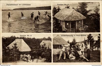 CPA Neu Afrika bei Ahrensdorf, Paradiesbad am Lübbesee