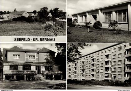CPA Seefeld Werneuchen, Teilansicht, Kindergarten, Gaststätte am Haussee zur Fischerhütte