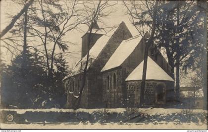 CPA Stahnsdorf in Brandenburg, Kirche, Winter