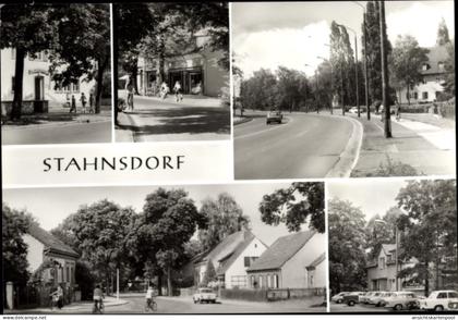 CPA Stahnsdorf in Brandenburg, Teilansichten, Straßenpartie