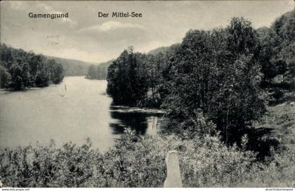 CPA Tiefensee Werneuchen in der Mark, Gamengrund, Mittelsee