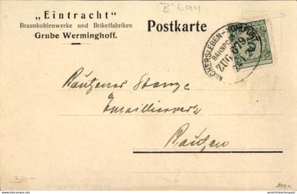 CPA Welzow in der Niederlausitz, Eintracht Braunkohlenwerke u. Brikett-Fabrik Grube Werminghoff
