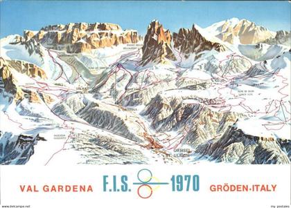 Groeden Val Gardena Liftkarte