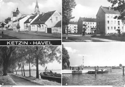 Ketzin (Havel) Teilansichten Mehrbildkarte glca.1990 #168.272
