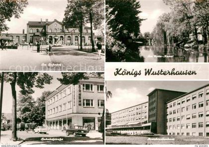 Koenigs-Wusterhausen Bahnhof Nottekanal Kreiskrankenhaus Bahnhofstrasse